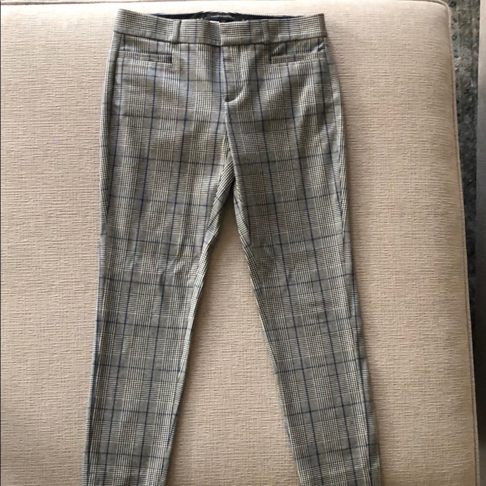 Banana Republic Sloan Plaid Dress Pant 0P